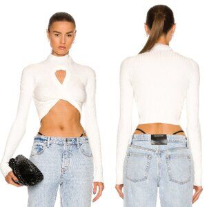 Dion Lee Figure 8 Reversible Twist Back Top NWT in Ivory 2